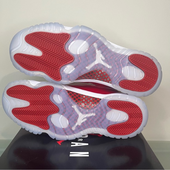 New Nike Air Jordan Retro 11 Cherry Red White Mens Size 10 CT8012-116 New In Box - Picture 8 of 10